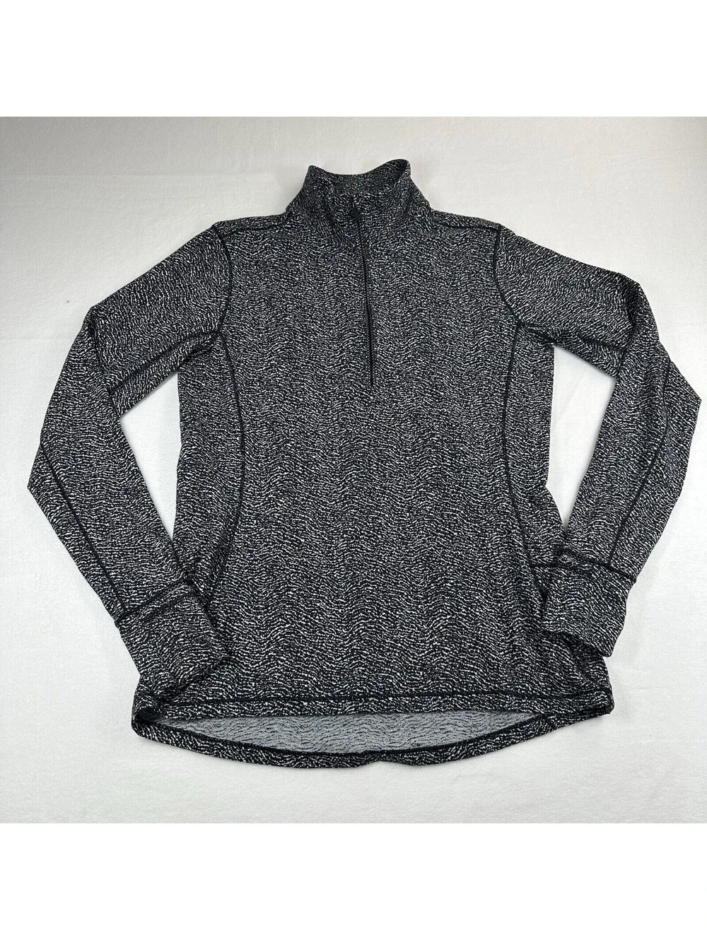 Lululemon Pullover Women’s 8 Runderful 1/2 Zip Jacket Thumb Holes Performance